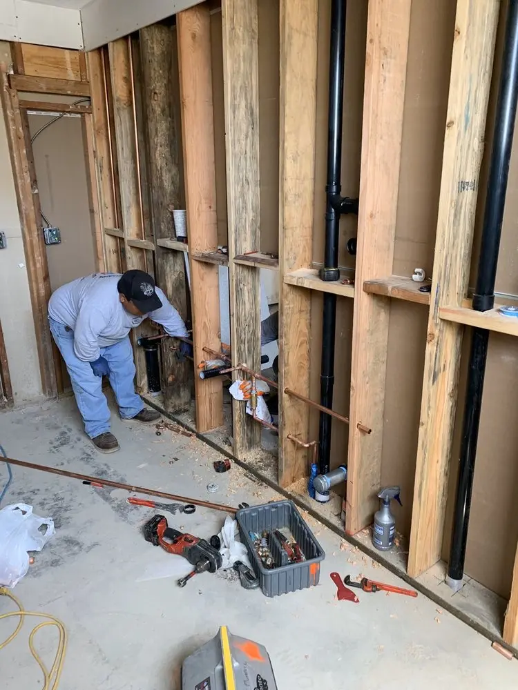 Commercial rough-in plumbing for Gas Line Repair in Beetree